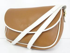 「NX」BOTTEGA VENETA PVC/レザー ショルダーバッグ